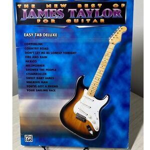The New Best of James Taylor Guitar Easy Tab Deluxe Songbook Alfred Music Sheet